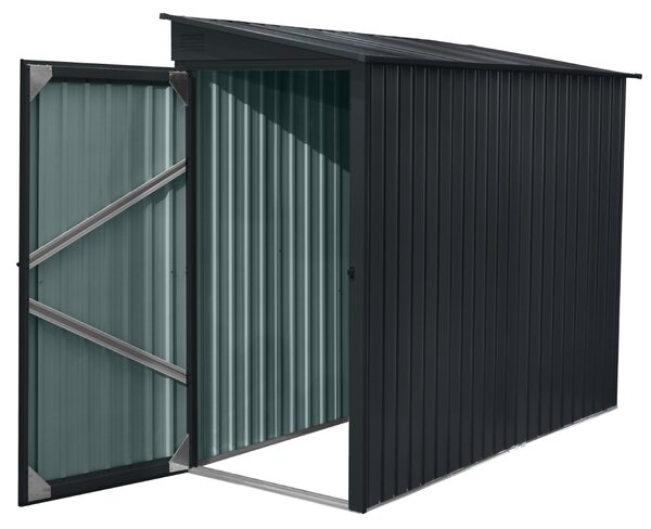 Záhradný domček BestBerg ZS2-1A / 1,9 m² / 103 x 185 x 190 cm / sivý
