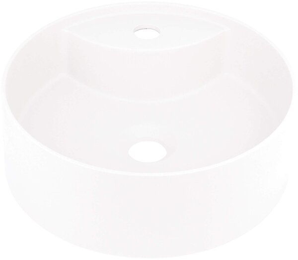 Deante Silia, umývadlo na dosku s otvorom na batériu 360x360x125mm, biela matná, DEA-CQS_AU4B