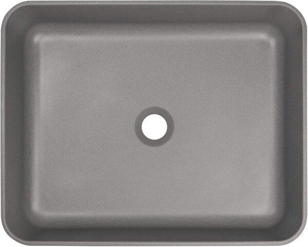 Deante Temisto, granitové umývadlo na dosku 500x400x120mm, antracitová metalíza, DEA-CQT_TU5S