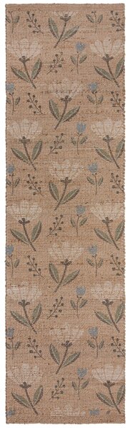 Flair Rugs , Behúň Nadya Arriana Floral Natural, 60x230, béžová, obývacia izba