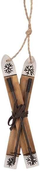 Pendant 5x2x15 Cm Brown Wood - 5*2*15 cm - Clayre & Eef