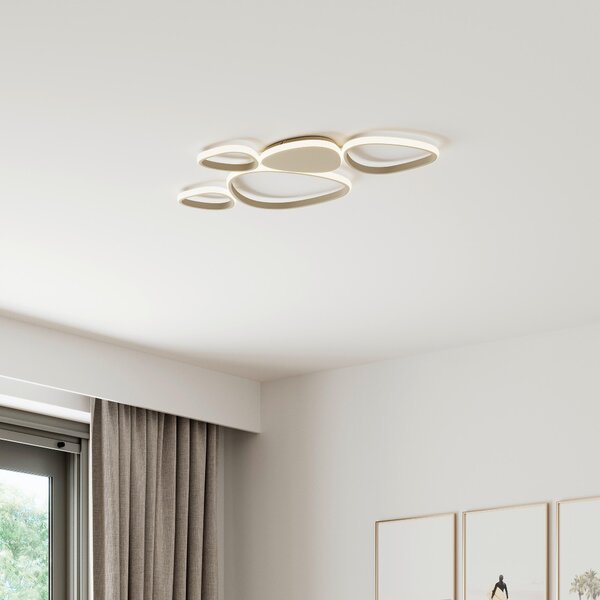 STROPNÉ LED SVIETIDLO, 90,5/52/4 cm Novel - Online Only bytové doplnky, Online Only