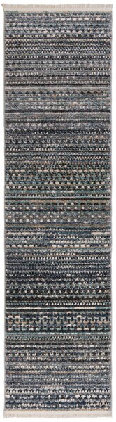 Flair Rugs, Behúň Santiago Camino Blue, 60x230, modrá, obývacia izba