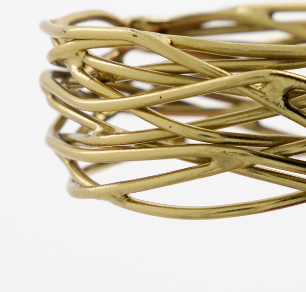 Krúžky na obrúsky Ring Golden – set 4 ks