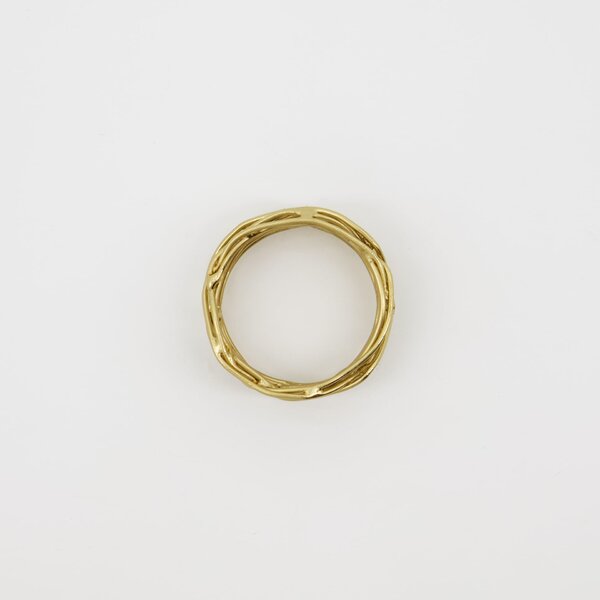 Krúžky na obrúsky Ring Golden – set 4 ks