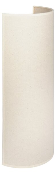 Nástenné Svietidlo Duolla, Nature, Béžová, Obývacia izba, Tkanina / Textil, Boho