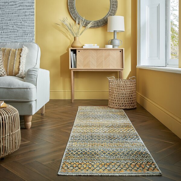 Flair Rugs , Behúň Santiago Camino Yellow, 60x230, žltá, obývacia izba