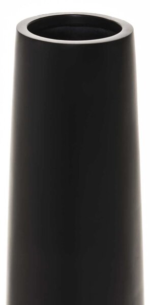 Vysoká váza ISONDRA, sklolaminát, výška 100 cm, čierna