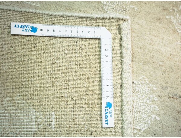 Koberec z vlny a prírodných materiálov Sara Ocean B-1414 béžový 1,40 x 2,00 m
