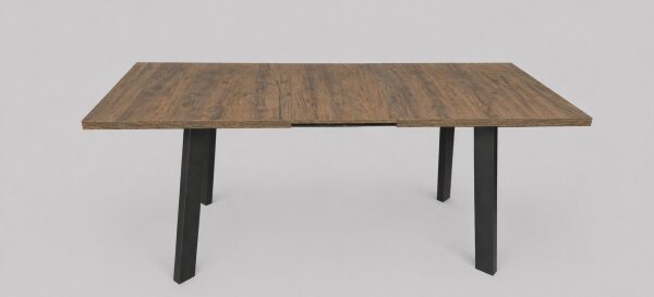 Rozkladací jedálenský stôl KERNO 150/190x80 cm dub Lefkas/čierna