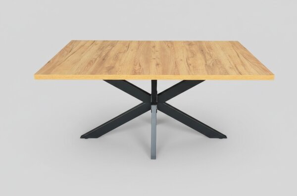 Rozkladací jedálenský stôl SAMLE 150/190x80 cm dub craft/čierna