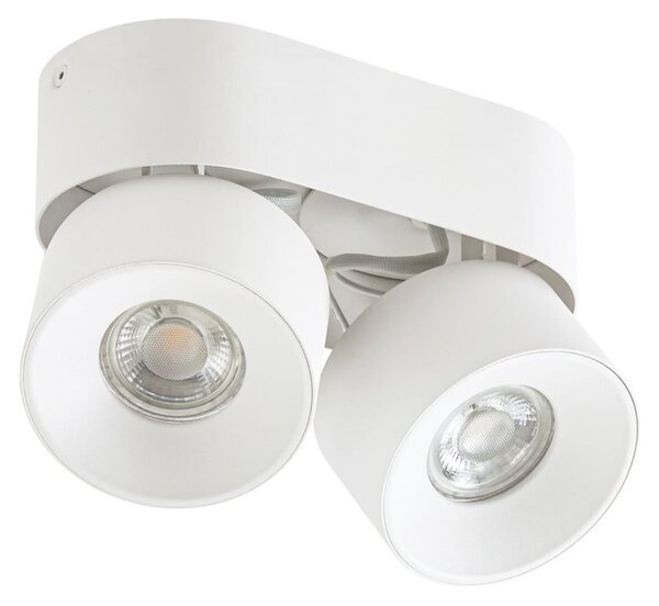 Stropné Lampa PRIOS, Rotari basic, stmievateľné, Biela, Obývacia izba, Kov, Moderný