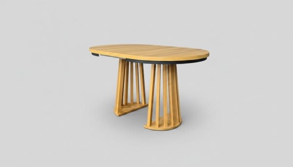 Rozkladací jedálenský stôl NEXUS 100/140x77 cm dub craft/čierna