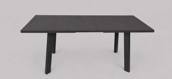 Rozkladací jedálenský stôl KERNO 150/190x80 cm čierny