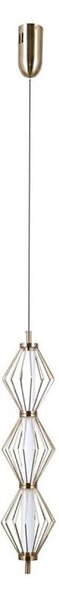ITALUX PND-34403-3V-HBR - LED závesný luster SEVILLA na lankách LED/15W/230V 3000K zlatý