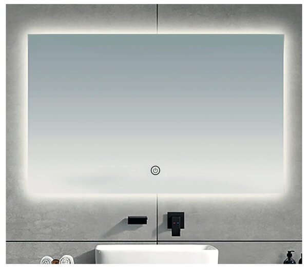 Brilagi - LED kúpeľňové zrkadlo LUCE LED/28W/230V 60x80 cm IP44 CRI 90 stmievateľné + CCT