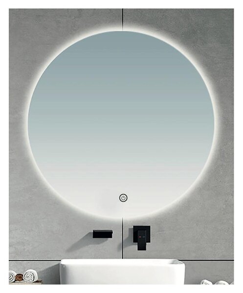 Brilagi - LED kúpeľňové zrkadlo LUNA LED/19W/230V pr. 60 cm IP44 CRI 90 stmievateľné + CCT