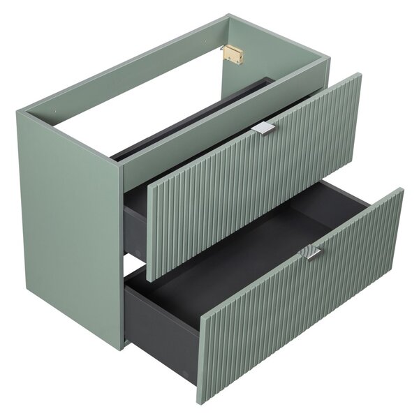 Skrinka pod umývadlo LINE Reed Green 82-80-2S | 80 cm