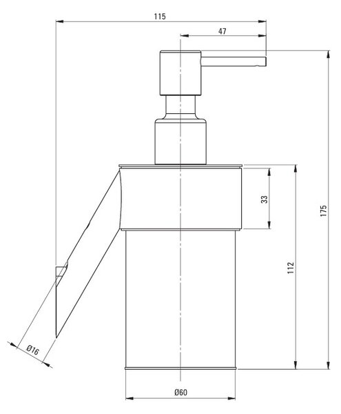 Deante Silia, dávkovač mydla 250ml, brúsený bronz, DEA-ADI_C421