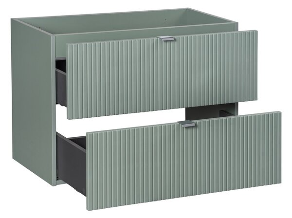 Skrinka pod umývadlo LINE Reed Green 82-80-2S | 80 cm