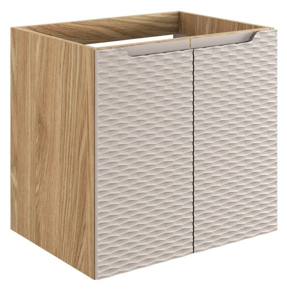 Skrinka pod umývadlo OCEAN Beige 82-60-2D | 60 cm s dvierkami