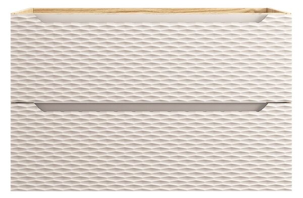 Skrinka pod umývadlo OCEAN Beige 82-90-2S | 90 cm