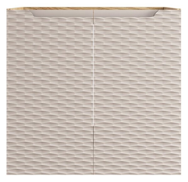 Skrinka pod umývadlo OCEAN Beige 82-60-2D | 60 cm s dvierkami
