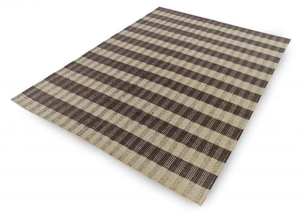 Vlnený zátažový obojstranný koberec Dhurrie Wool 1,70 x 2,40 m