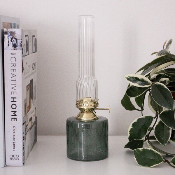 Petrolejová lampa Elvira Green Small