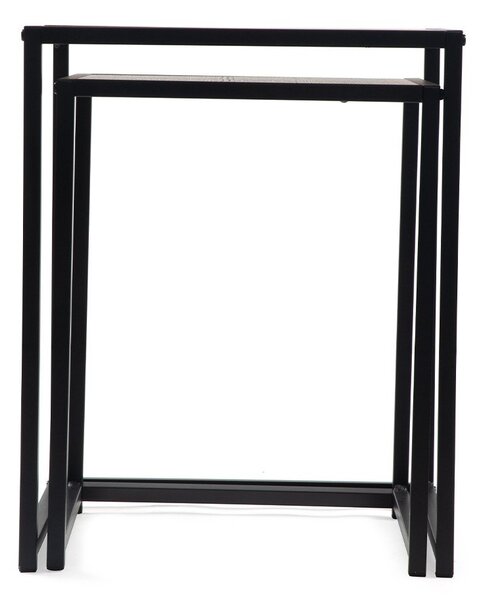 Odkladacie stolíky v súprave 2 ks v dekore duba 38x38 cm Noah – Essentials
