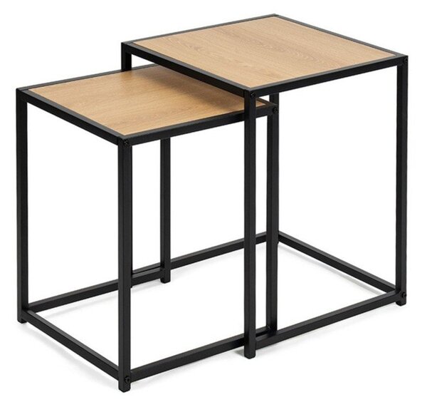 Odkladacie stolíky v súprave 2 ks v dekore duba 38x38 cm Noah – Essentials
