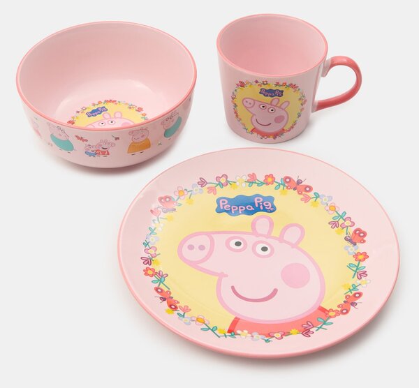 Sinsay - Keramický tanier s potlačou Peppa Pig - viacfarebná