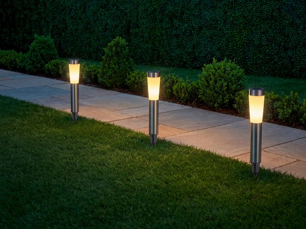 SADA SOLÁRNYCH SVIETIDIEL 3 ks, 7,8/56 cm Ambia Garden - Vonkajšie osvetlenie