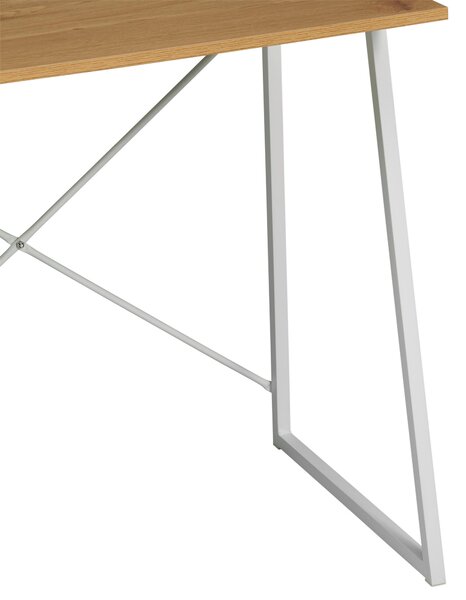 PÍSACÍ STÔL, biela, farba duba, 102/117/50 cm Livetastic - Online Only kancelárie, Online Only