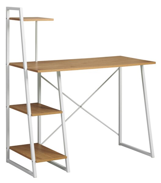 PÍSACÍ STÔL, biela, farba duba, 102/117/50 cm Livetastic - Online Only kancelárie, Online Only