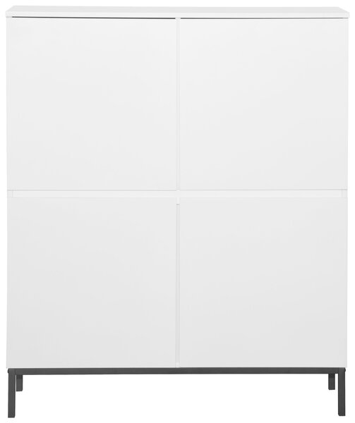 VYSOKÁ KOMODA, biela, 100/122/35 cm Hom`in - Online Only drobný nábytok, Online Only