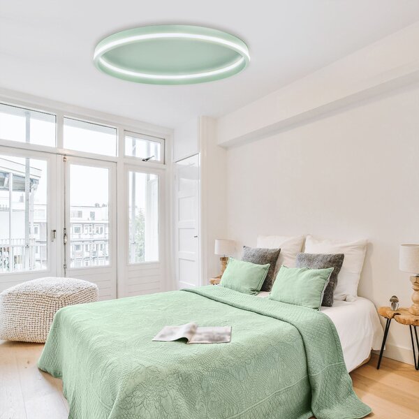 Toolight Toolight, LED stropné svietidlo 40cm, 4000 lm, 22W, 4000K, APP1463, zelená, OSW-08641