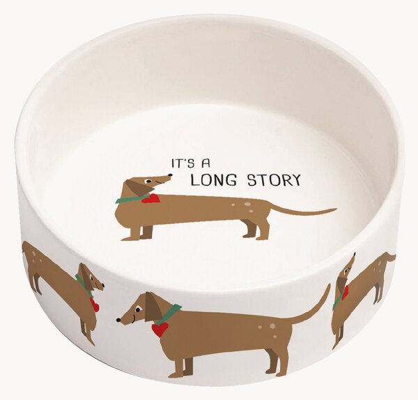 Miska pre psa z nového kostného porcelánu Long Story