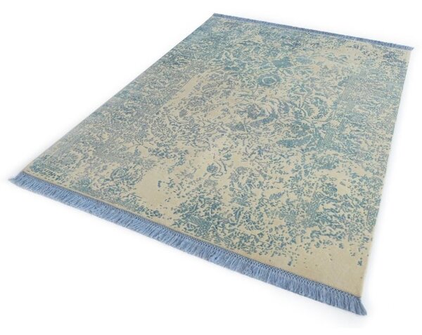 Luxusný moderný koberec Nepal Empire HT Blau 1,40 x 2,00 m
