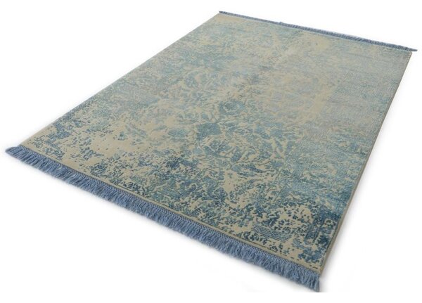 Luxusný moderný koberec Nepal Empire HT Blau 1,40 x 2,00 m