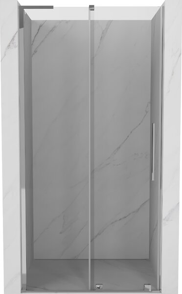 Mexen Velar L, posuvné sprchové dvere do otvoru 90 cm, 8mm číre sklo, chrómová, 871-090-003-01-01