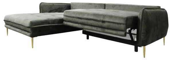 ROHOVÁ SEDAČKA, textil, zelená MID.YOU - Sedačky, Online Only