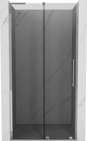 Mexen Velar L, posuvné sprchové dvere do otvoru 90 cm, 8mm šedé sklo, chrómová, 871-090-003-41-01