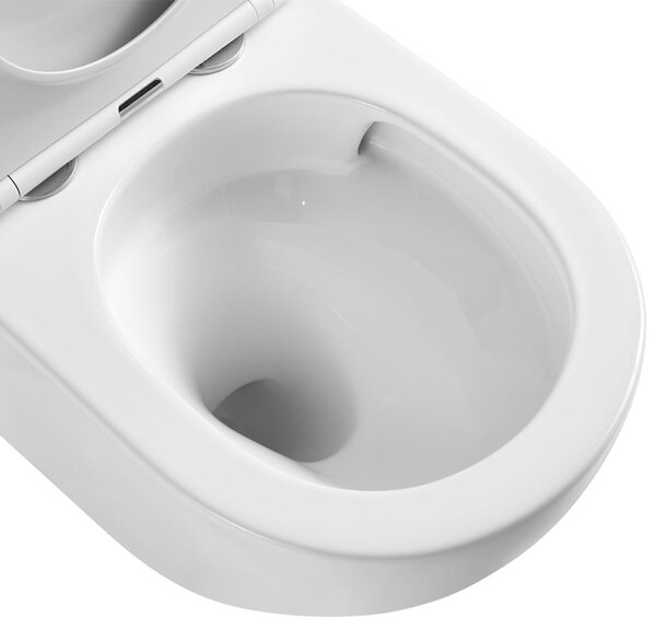 Mereo Mereo, WC závesné kapotované, Smart Flush RIMLESS, keramické, vr. sedátka, MER-VSD85T1