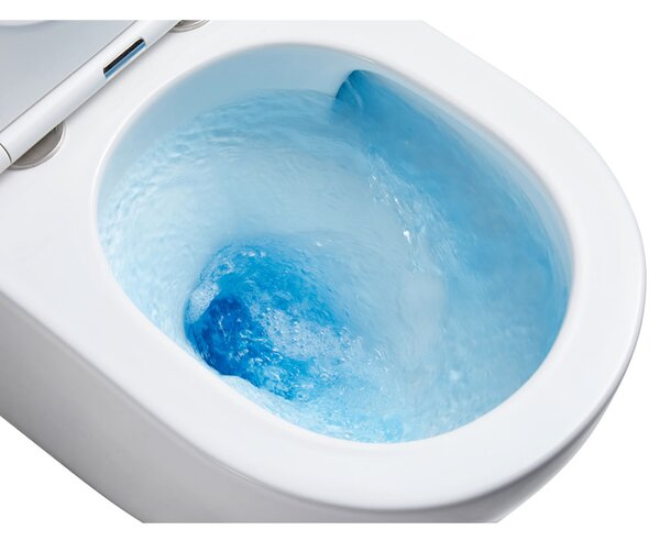 Mereo Mereo, WC závesné kapotované, Smart Flush RIMLESS, keramické, vr. sedátka, MER-VSD85T1