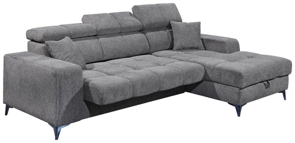ROHOVÁ SEDAČKA, textil, antracitová MID.YOU - Sedačky, Online Only