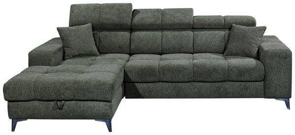 ROHOVÁ SEDAČKA, textil, tmavozelená MID.YOU - Sedačky, Online Only
