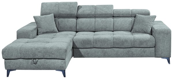 ROHOVÁ SEDAČKA, textil, svetlomodrá MID.YOU - Sedačky, Online Only