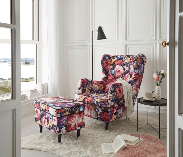 TABURETKA, textil, 63/43/42 cm MID.YOU - Kreslá, Online Only