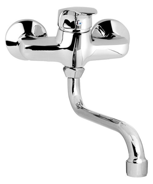 Mereo Mereo, Drezová nástenná batéria, Sonáta, s ramienkom rúrkovým ø 18 mm - 300 mm, chróm, MER-CB301A06N
